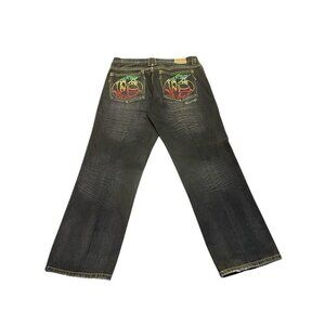 Vtg Coogi Denim Jeans Mens 40x34 Embroidered C Pockets Dark Wash Relaxed Y2K